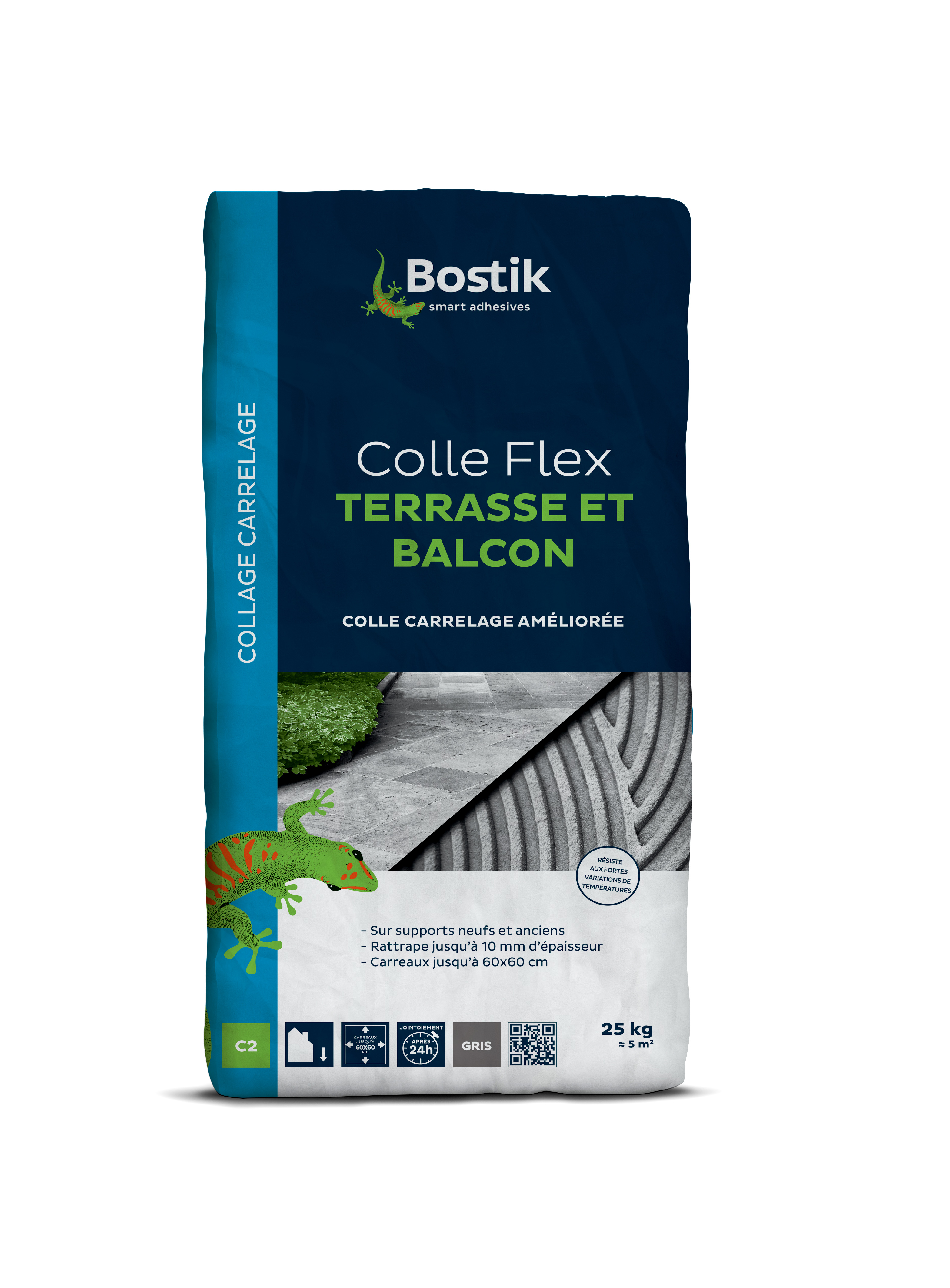 Colle Carrelage Flex - Terrasse et Balcon - C2