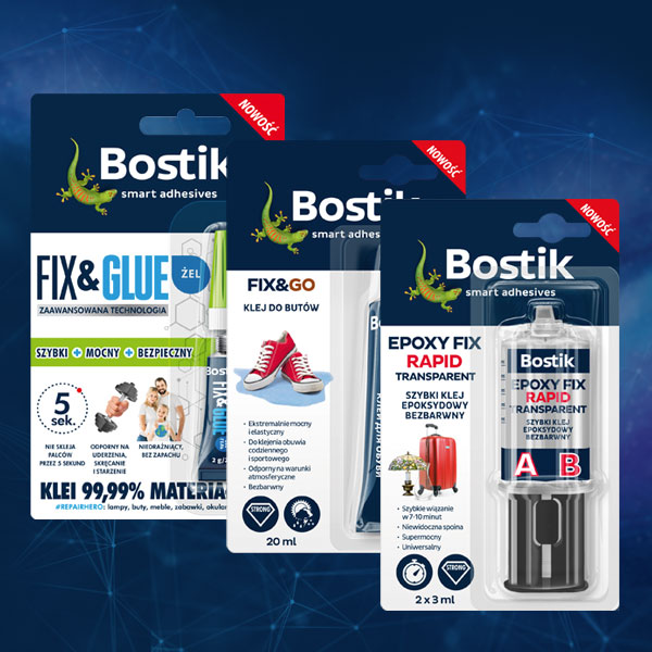 Bostik DIY Romania - Fix & Glue range teaser