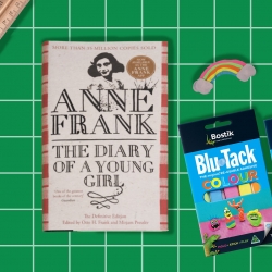 Bostik DIY Philippines tutorial Easy Bookmark Hack with Blu Tack Step 1