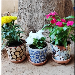Bostik DIY Greece tutorial Flower Pots banner image