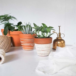 Bostik DIY Romania tutorial create plant pots step 5