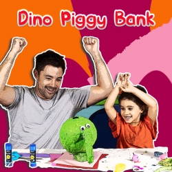 Bostik Australia DIY Dino Piggy Bank