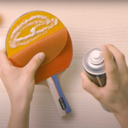 Bostik DIY Poland tutorial how to use spray glue step 3