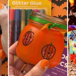 Bostik DIY Ireland Ideas and Inspiration Halloween Jar Lanterns Banner Image