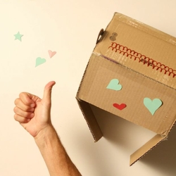 DIY Bostik UK Ideas & Inspiration - DIY cardboard dollhouse step 1