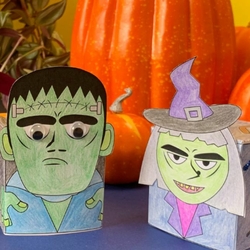 DIY Bostik UK Ideas & Inspiration - Halloween monsters craft banner
