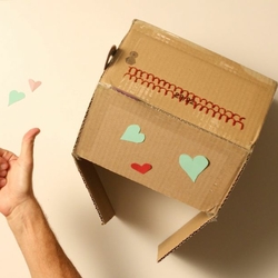 DIY Bostik Ireland Ideas and Inspiration DIY Cardboard Dollhouse Banner