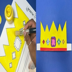DIY Bostik Ireland Ideas and Inspiration Fathers Day Crown Craft Banner