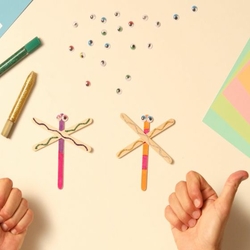 DIY Bostik Ireland Ideas and Inspiration Lollystick Crafts Dragonfly 3