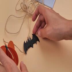 Bostik DIY United Kingdom tutorial halloween garland teaser image