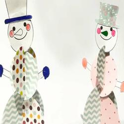 Ireland ideas inspiration 3d snowman paper craft teaser