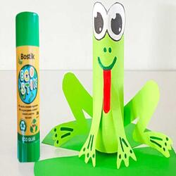 New Zealand Stationery Craft Eco Stik tutorial Toilet Roll Frog teaser