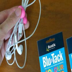 Philippines organize your earphones with Blu tack teaser