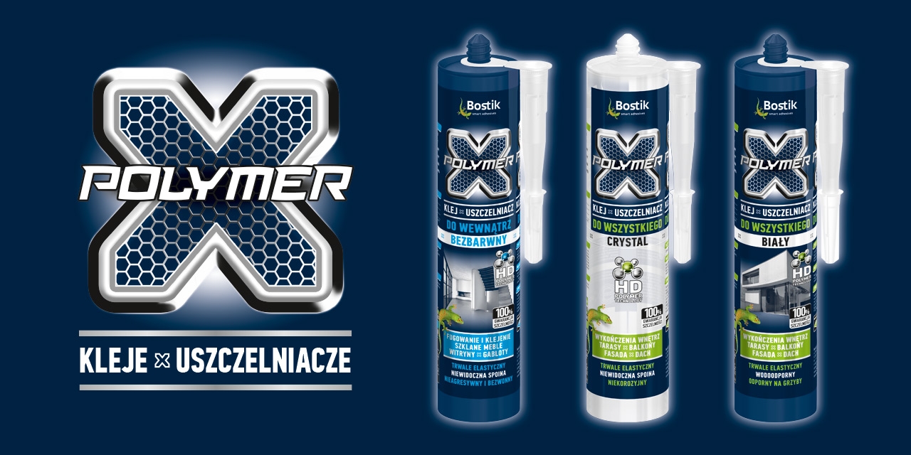 Bostik DIY Poland X-Polymer range banner image