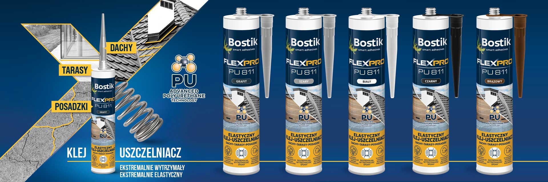 Bostik DIY Poland Flexpro range banner