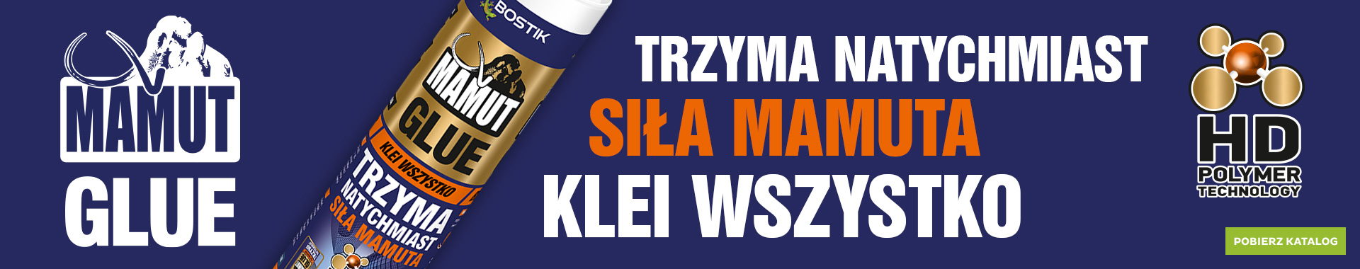 Bostik DIY Poland Mamut range banner 