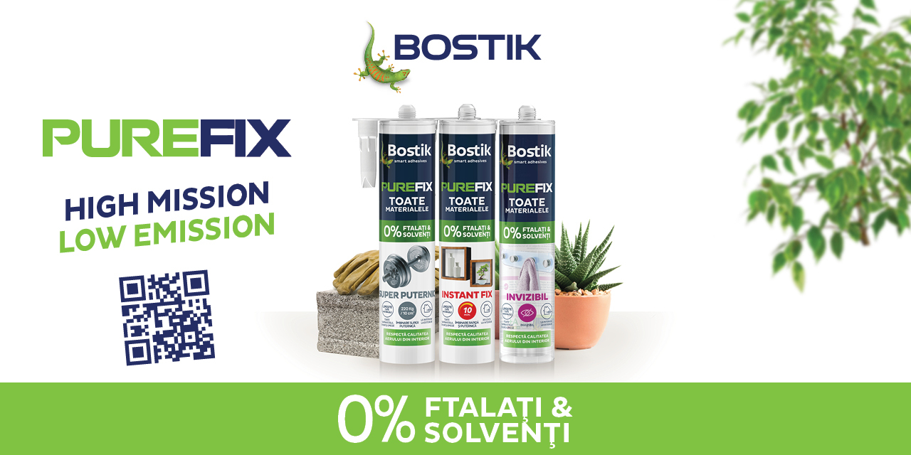 Bostik DIY Romania Purefix banner image