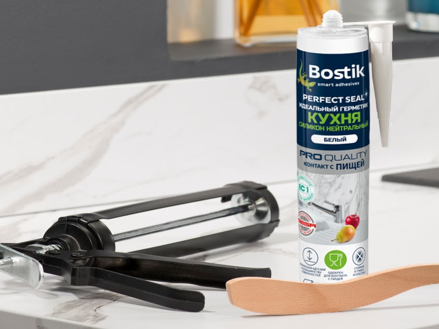Bostik DIY Russia tutorial how to make a kitchen seal banner image 
