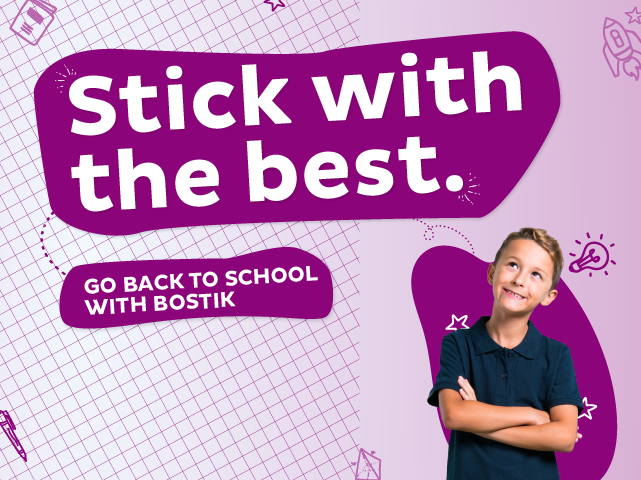 DIY Bostik Australia Back To School 2022 Banner Mobile
