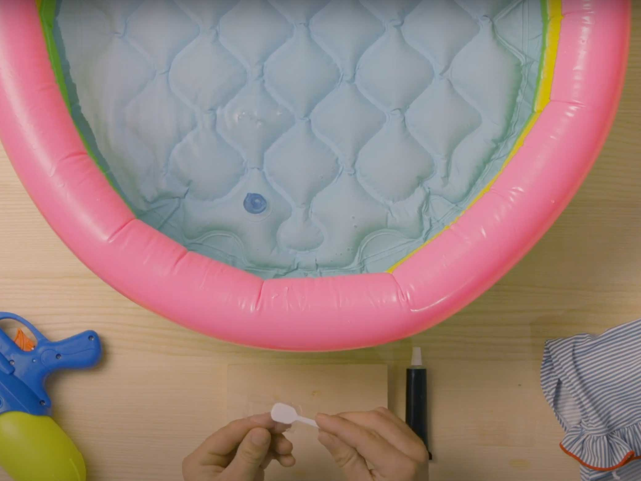 Bostik DIY Poland tutorial how to repair swimming pool step 3