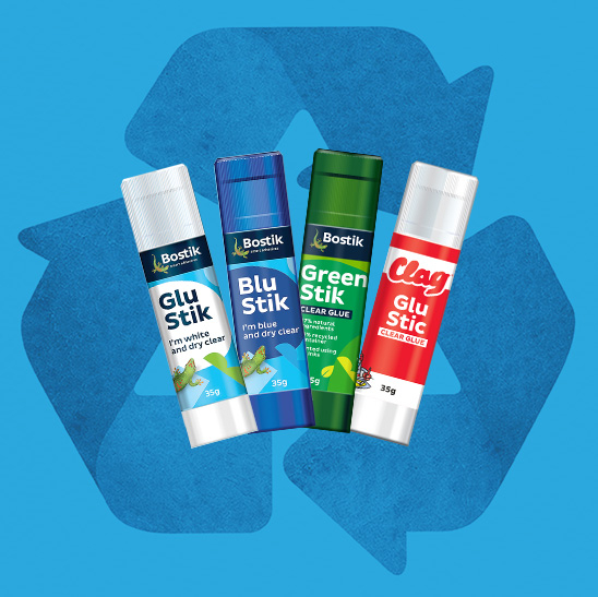 DIY Bostik Australia Recycle Your Glue Sticks