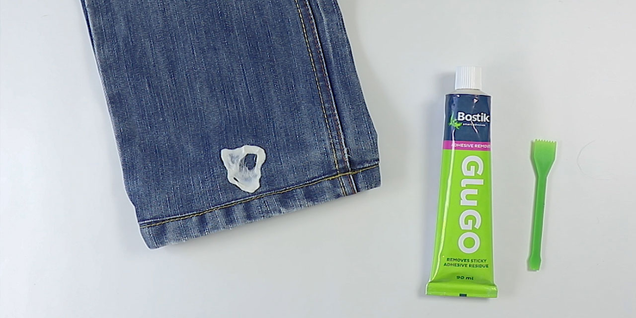 Bostik DIY South Africa Tutorial How to remove chewing gum from jeans banner