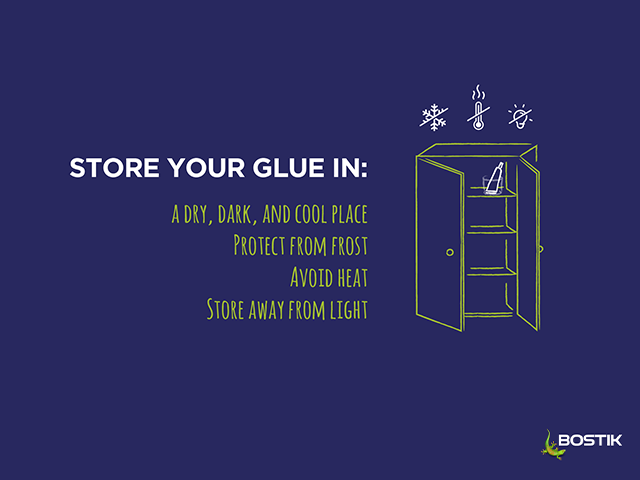 Bostik DIY Singapore how to store your glues step 3