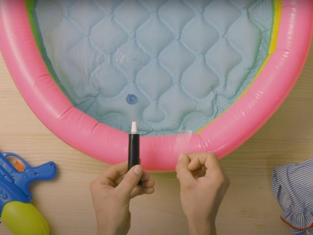 DIY Bostik UK Ideas & Inspiration - Child's Paddling Pool Repair 2