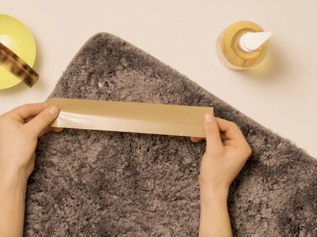 Bostik DIY Singapore how to remove Blu Tack from carpet step 3