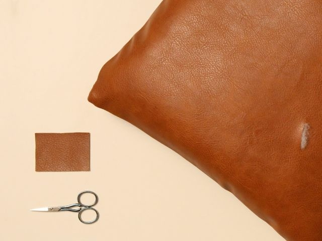 DIY Bostik UK Ideas & Inspiration - Leather sofa cushion repair 3