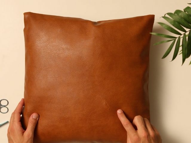 DIY Leather Chair Cushion