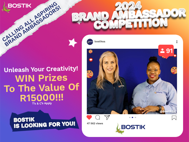 Bostik DIY South Africa Brand Ambassador Competition Teaser