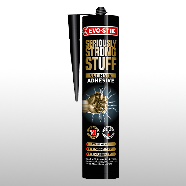Bostik DIY Ireland product Evo-Stik seriously strong stuff ultimate adhesive