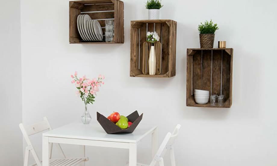 Bostik DIY France tutorial wooden boxes kitchen wall teaser image