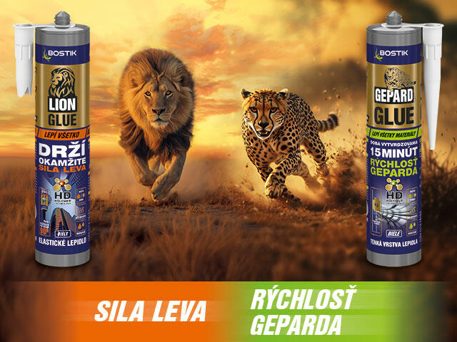 Bostik DIY Slovakia Homepage Gepard Glue banner