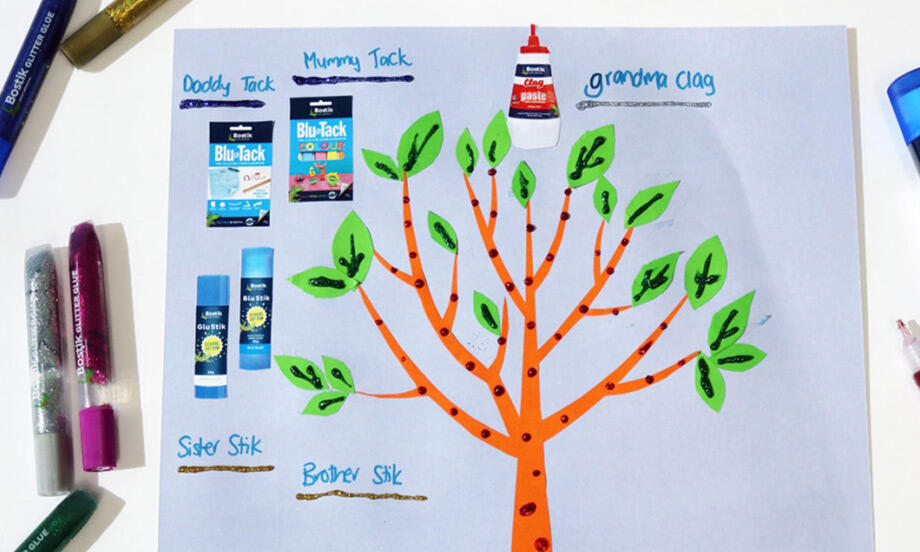 Bostik DIY Hong Kong Mandarin Chinese tutorial Family tree teaser image