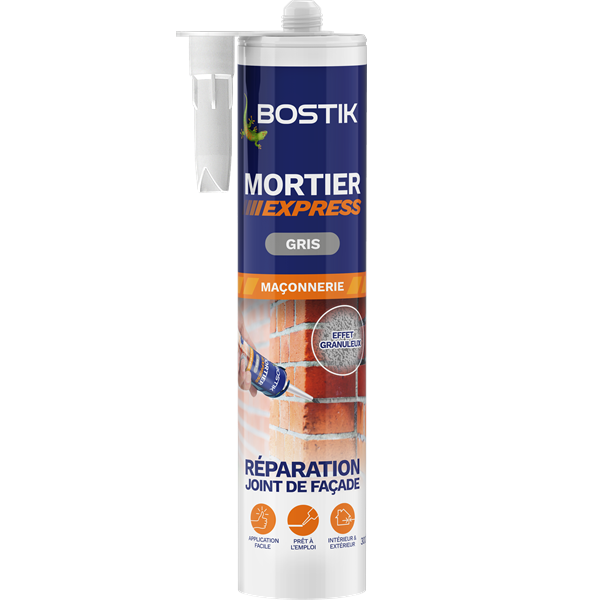 Bostik DIY France Mortier Express packshot gris