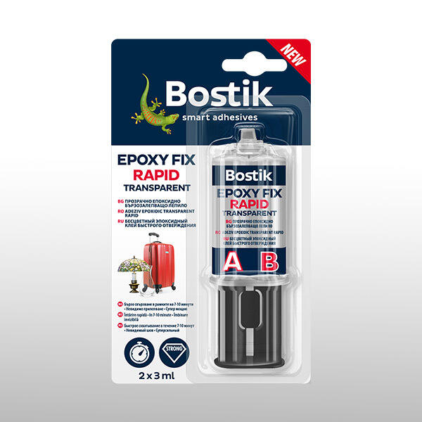 Bostik DIY Moldova Romania epoxy fix rapid transparent produc image