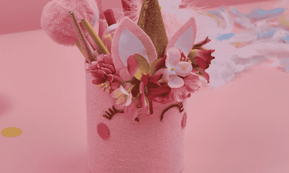 Bostik DIY United Kingdom tutorial unicorn pen holder teaser image