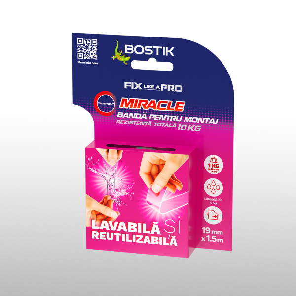 Bostik DIY Romania Super Strong Banda Dublu Adeziva packshot