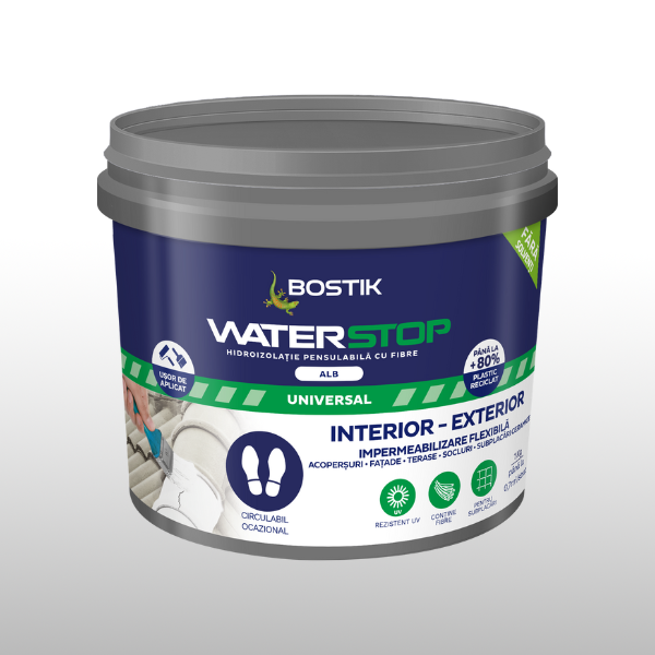 Bostik DIY Romania Waterstop Colorat Alb 1kg