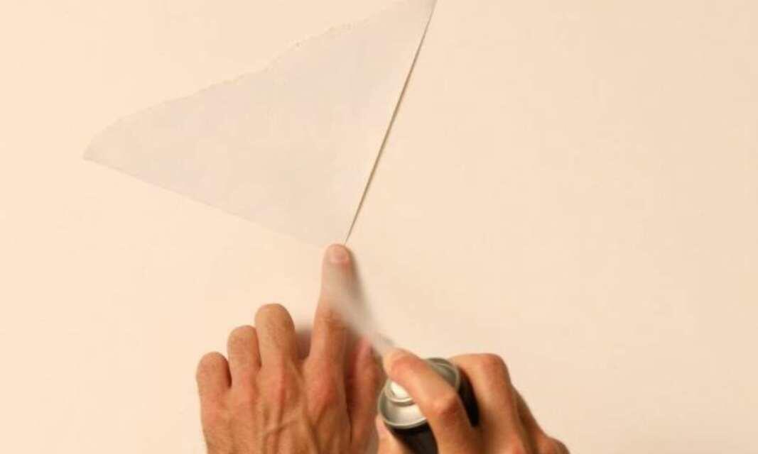 UK How use spray adhesive wallpaper repairs teaser