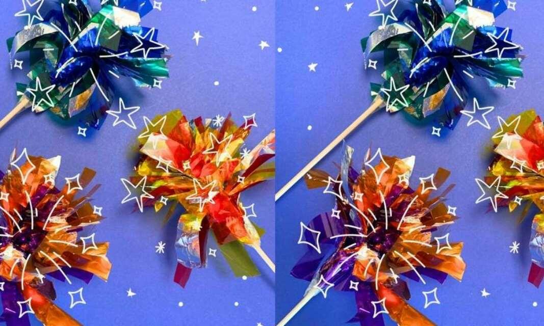 UK ideas DIY sparkler craft teaser