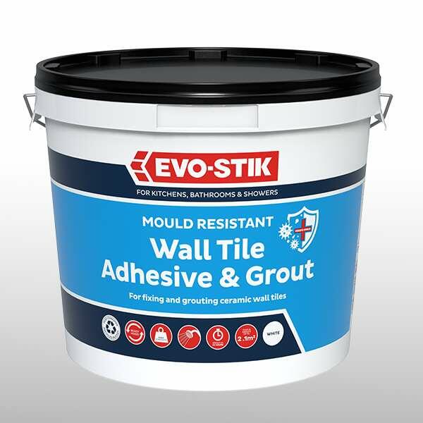 Ireland product Evo-Stik mould resistant wall tile adhesive grout