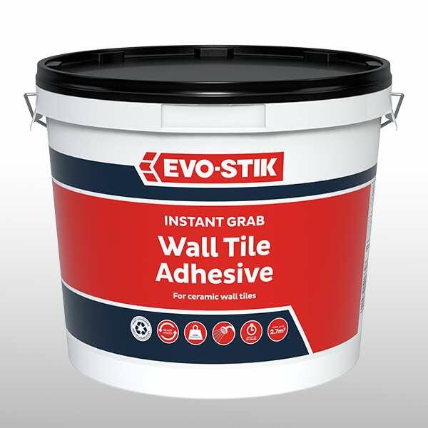 Ireland product Evo-Stik instant grab wall tile adhesive