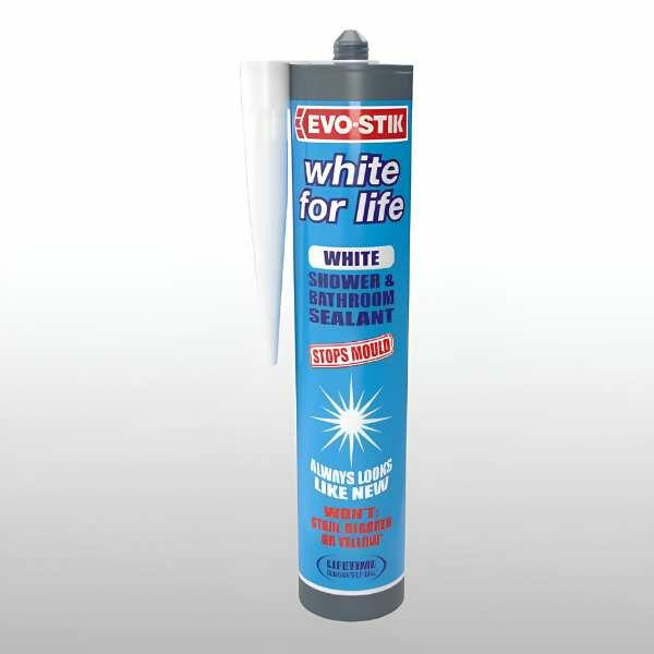 Ireland product Evo-Stik white shower bathroom sealant