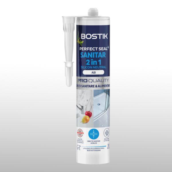 Romania Perfect Seal Silicon sanitar bucatarie alb 280ml