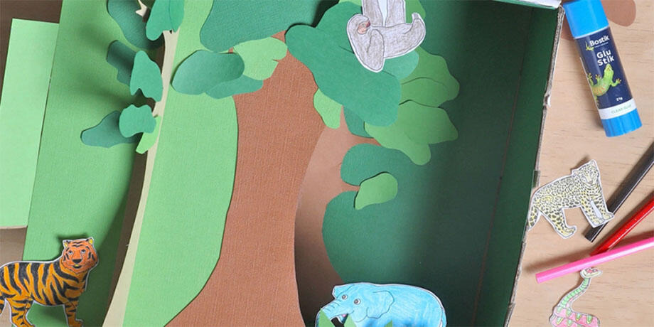 Indonesia tutorial rainforest banner