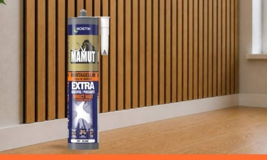 Bostik Mamut lijm voor montage van wandpanelen