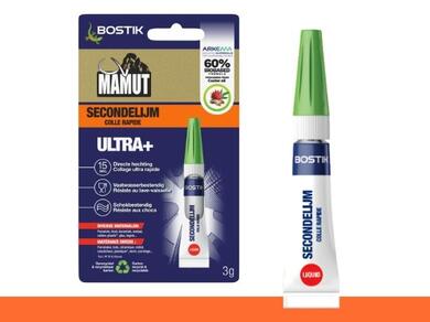 Bostik Mamut secondelijm Ultra+ productverpakking